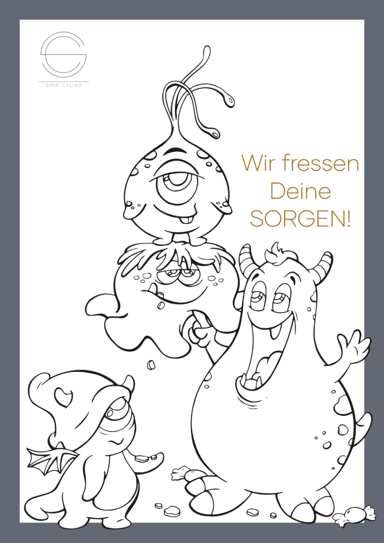 Ausmalbild_Sorgenfresser_Sina-Cyliax