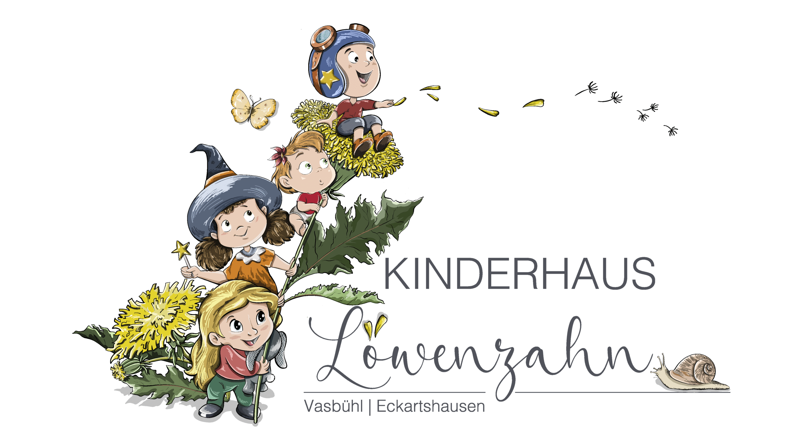 Sina-Cyliax_Illustration_Logo_Kinderhaus-Löwenzahn-Vasbühl