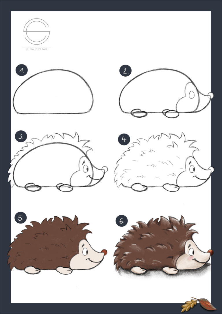 Sina-Cyliax_Illustration-Malen-lernen_Igel