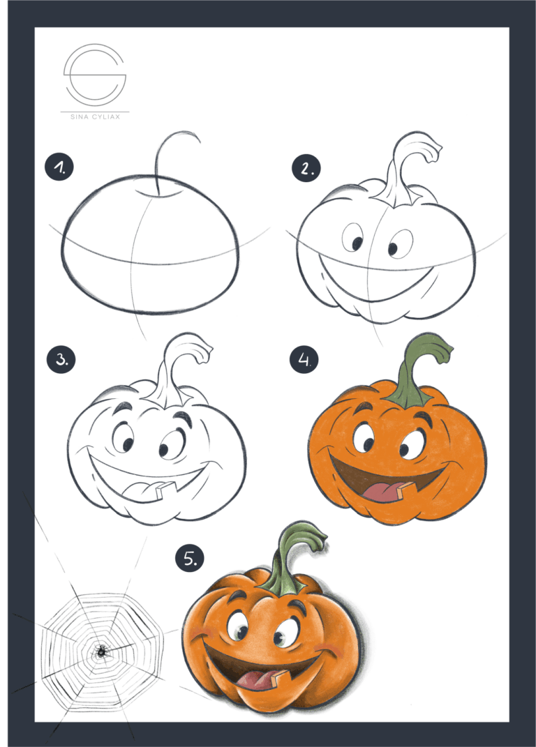 Sina-Cyliax_Illustration-Malen-lernen_Kuerbis